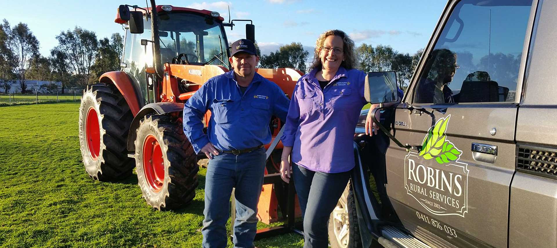 Steve & Lucy Robins have 15 years of agricultural development experience.